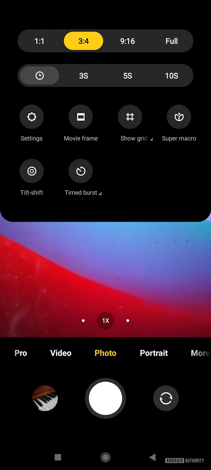 Xiaomi 11T Pro MIUI camera settings