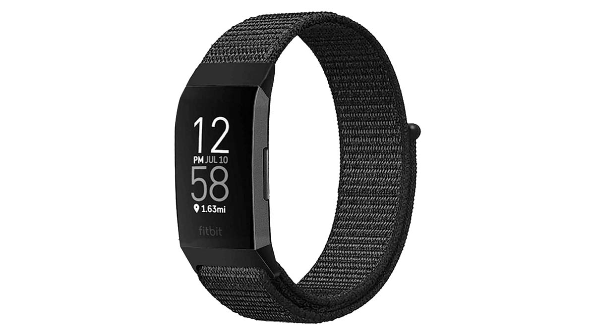 Product shot of a Youkex Nylon Band in black.