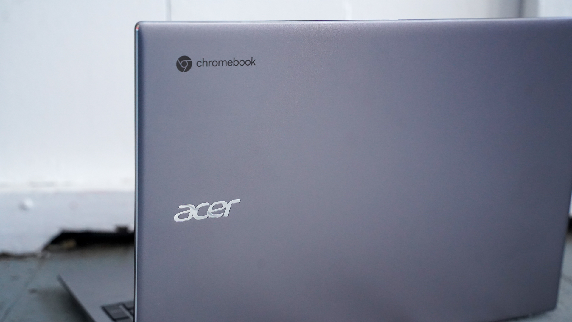 Acer Chromebook 515 lid open