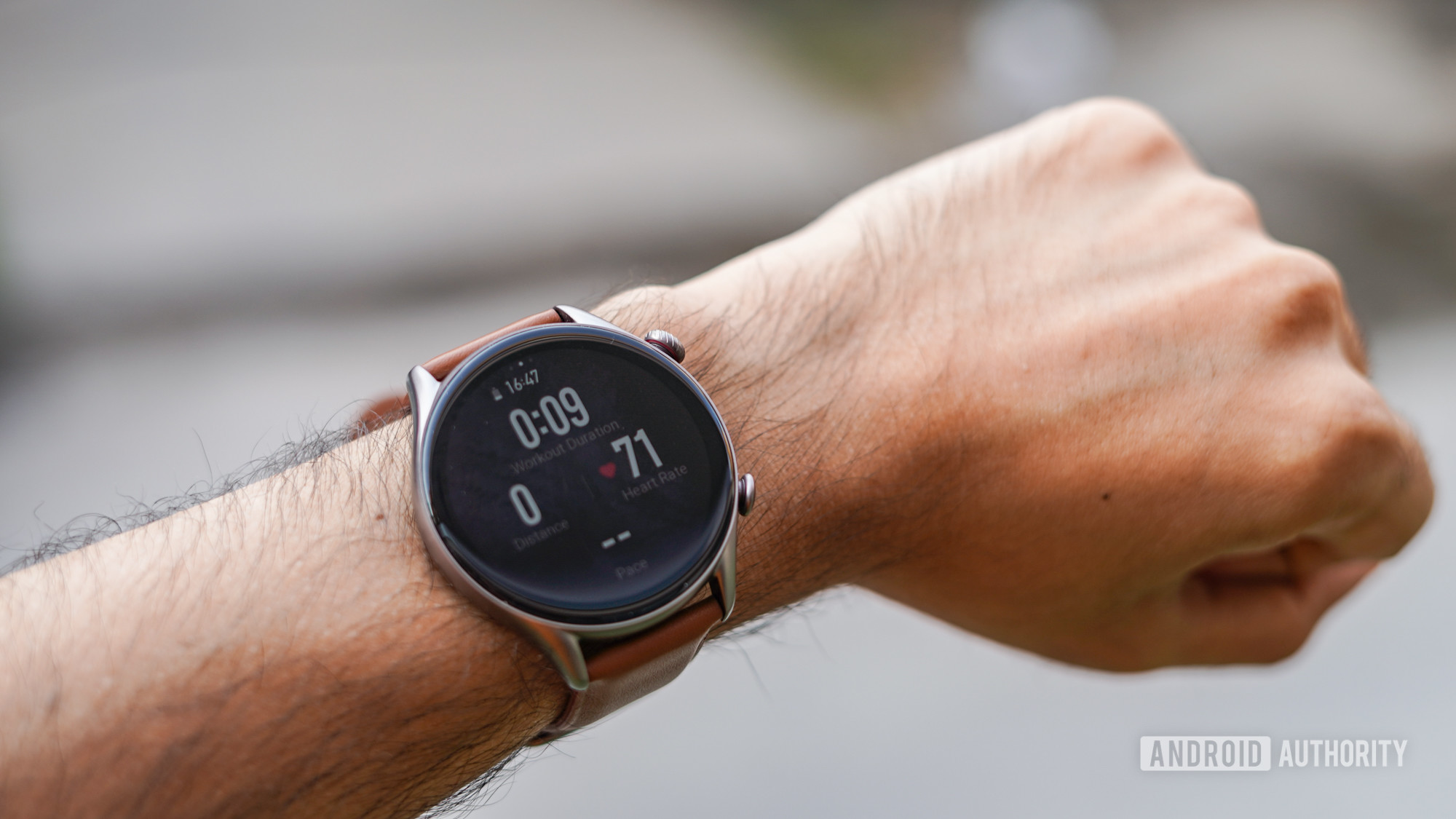 Amazfit GTR 3 Pro Review workout switched onjpg