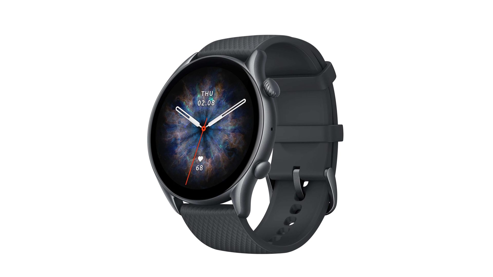 Product image of the new Amazfit GTR Pro 3 in Infinite Black.