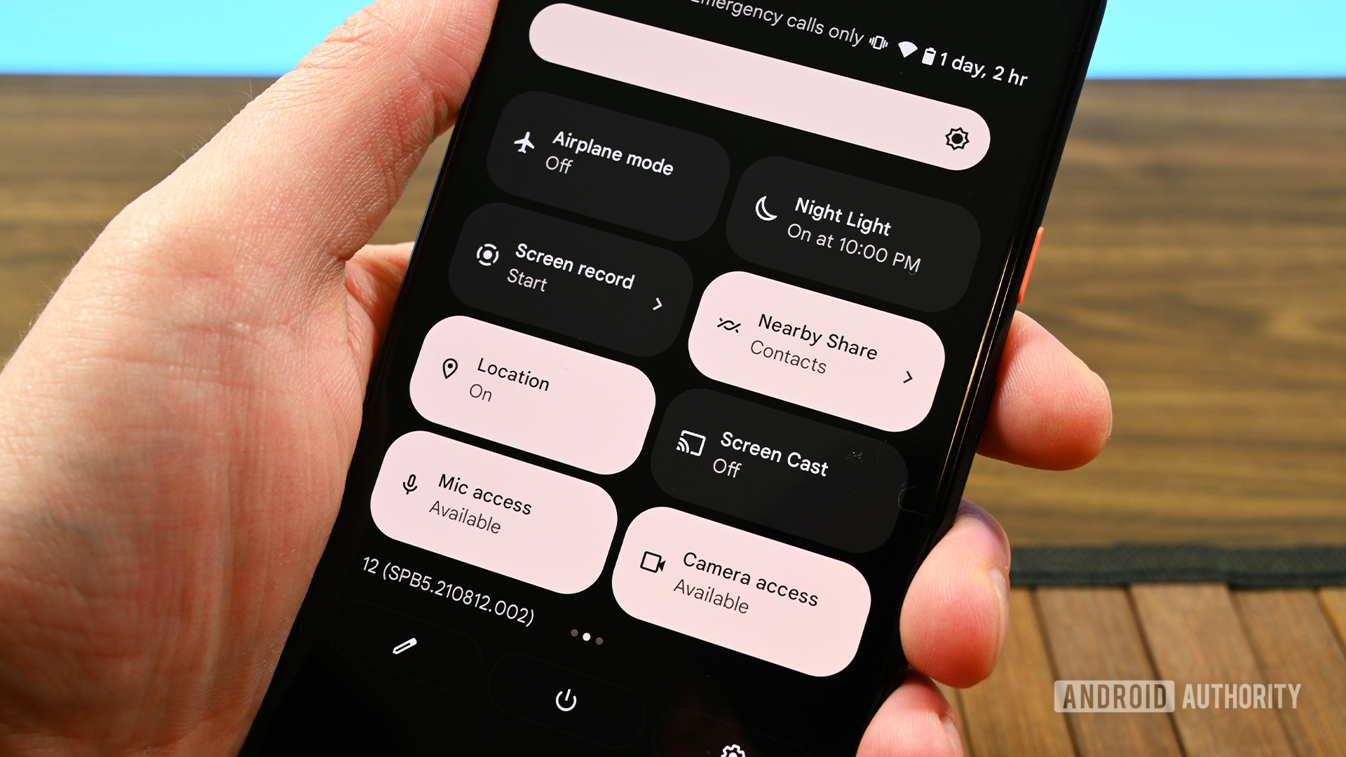 Toggle Pengaturan Cepat Android 12