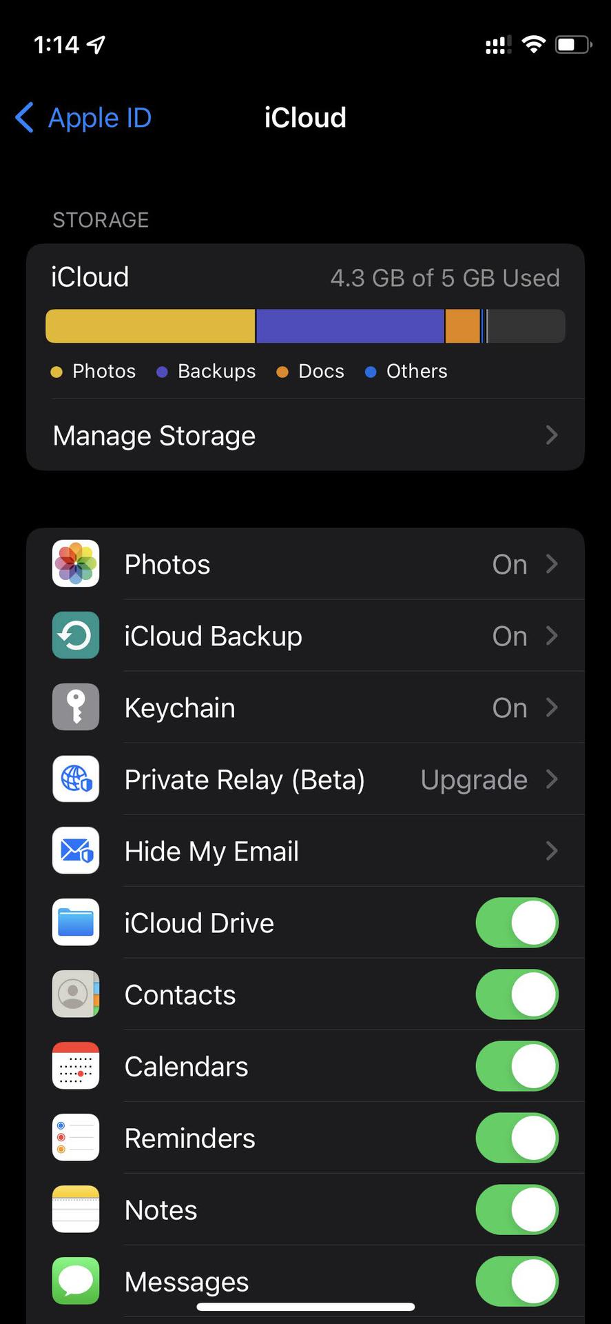 Back up iPhone with iCloud 3