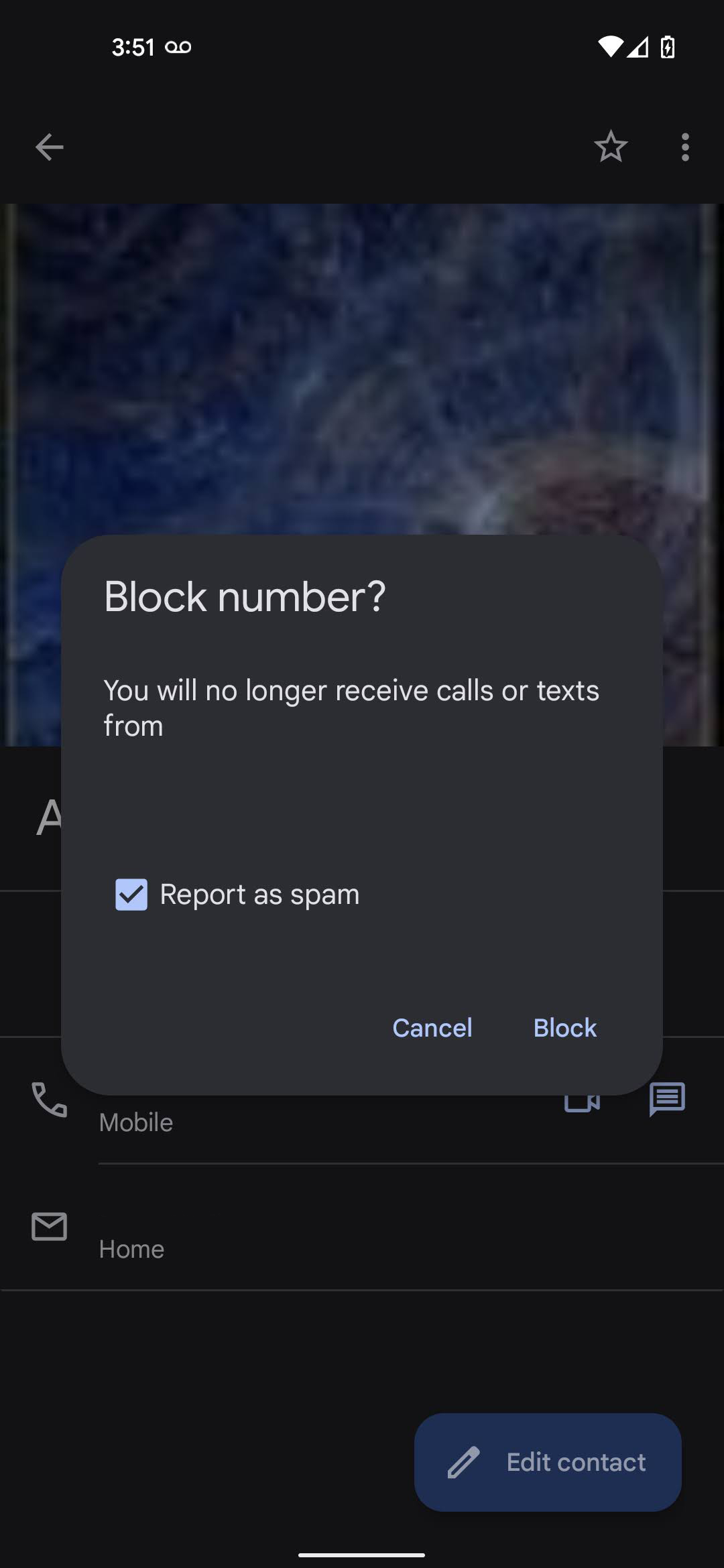 Block number on Contacts tab 3