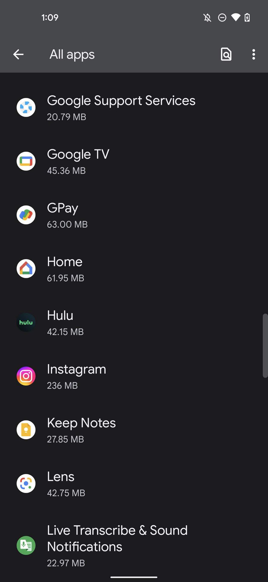 Clear Hulu app cache and storage 2