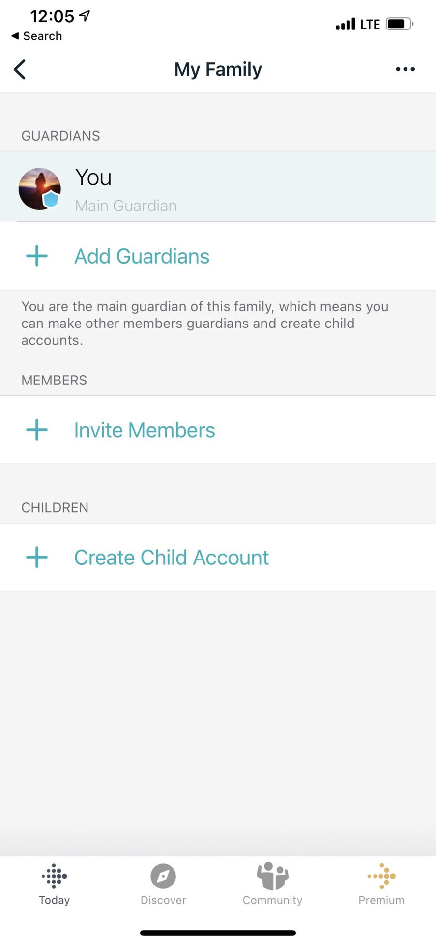 Create Child Account