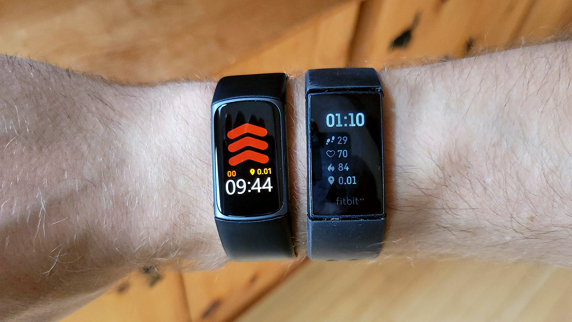 Fitbit Charge 5 Review vs Fitbit Charge 4 on Wrist