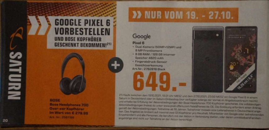Google Pixel 6 Price Germany Leak