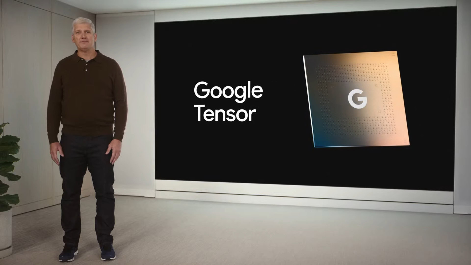 Google Pixel 6 event 2021 rick osterloh tensor