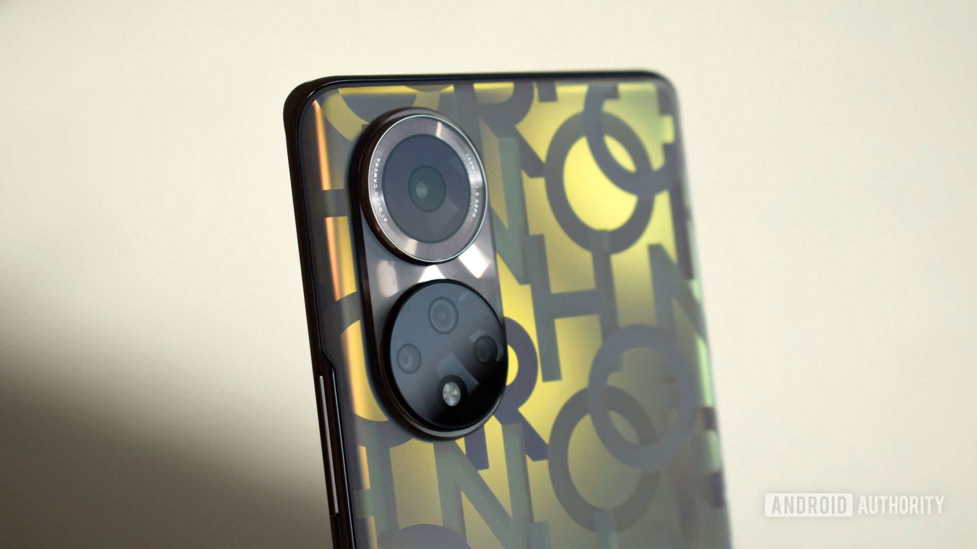 HONOR 50 camera housing colorful