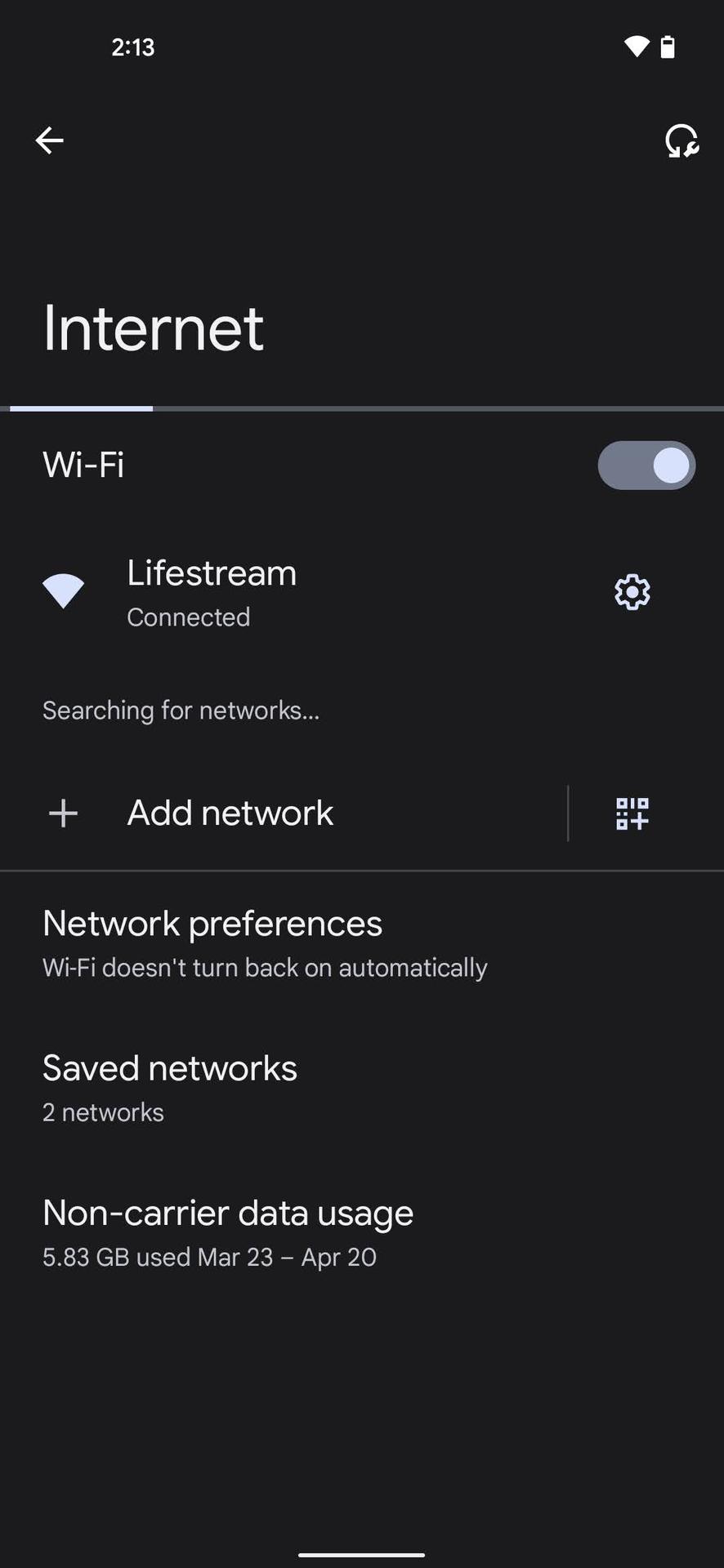 How to forget a Wi Fi network 3