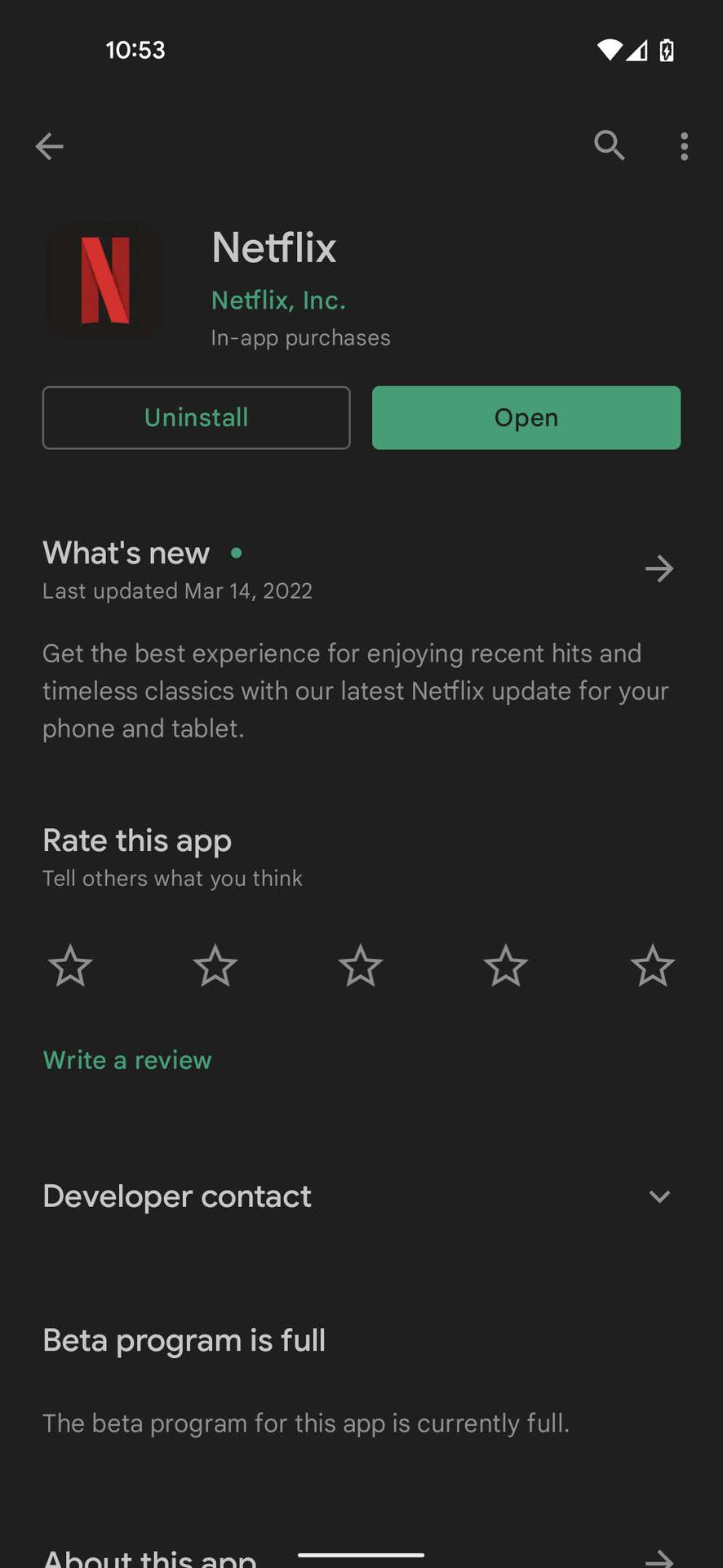 How to update Netflix app on Google Play Store 4