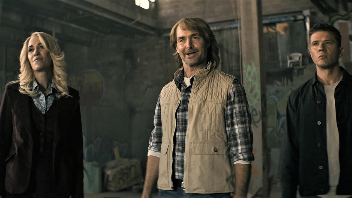 Will Forte, Kristen Wiig, and Ryan Phillippe in MacGruber - best peacock original shows