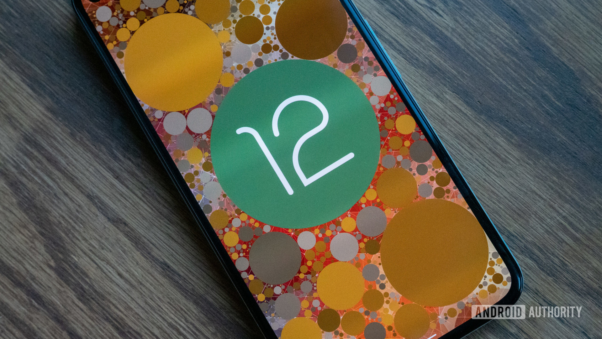 android 12 easter egg on google pixel 5 close up
