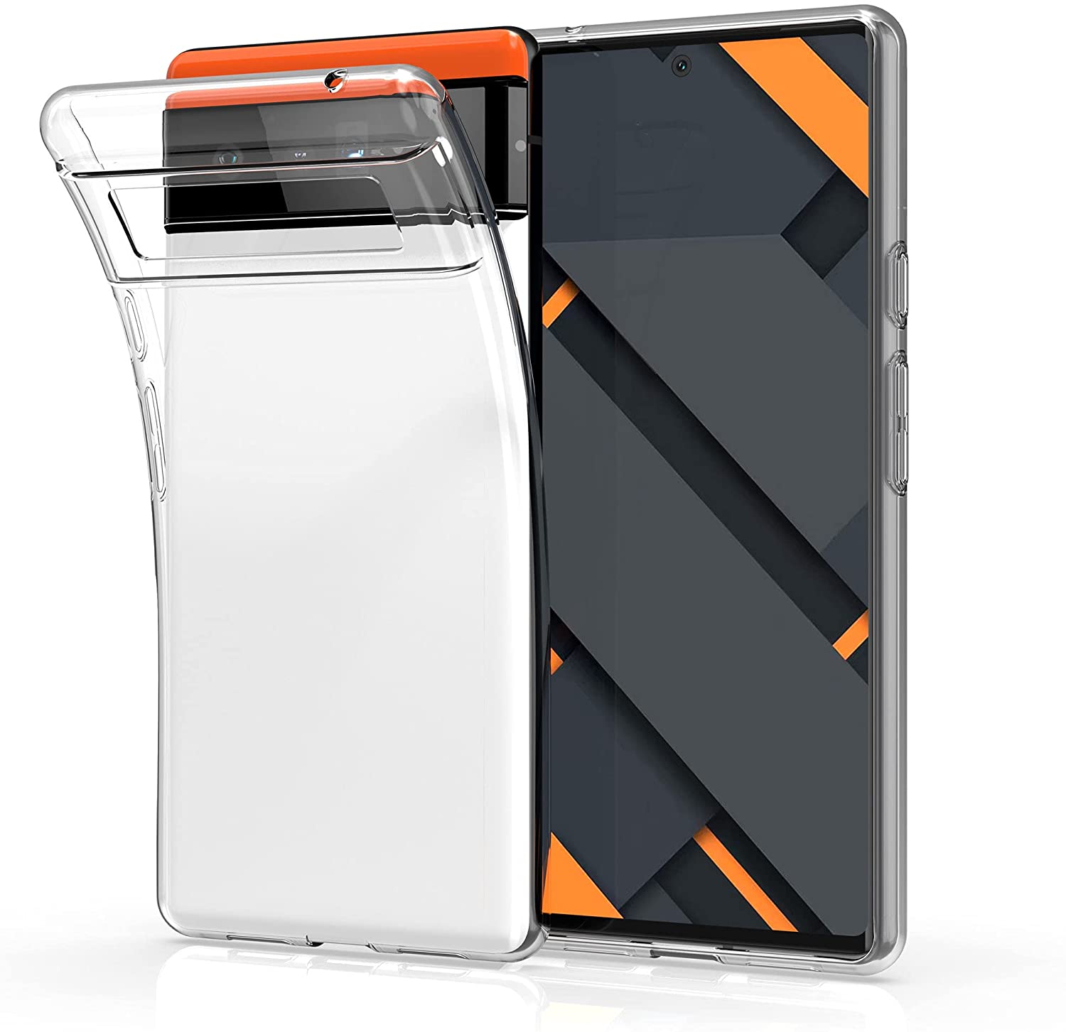 pixel 6 kwmobile transparent case