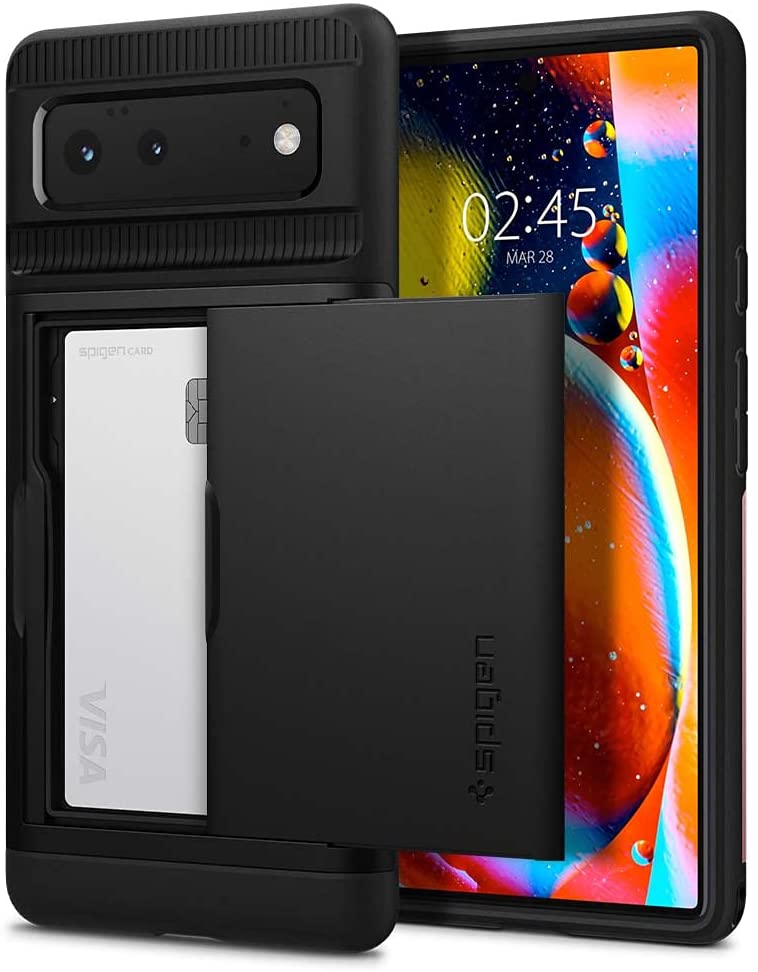 pixel 6 spigen slim armor wallet