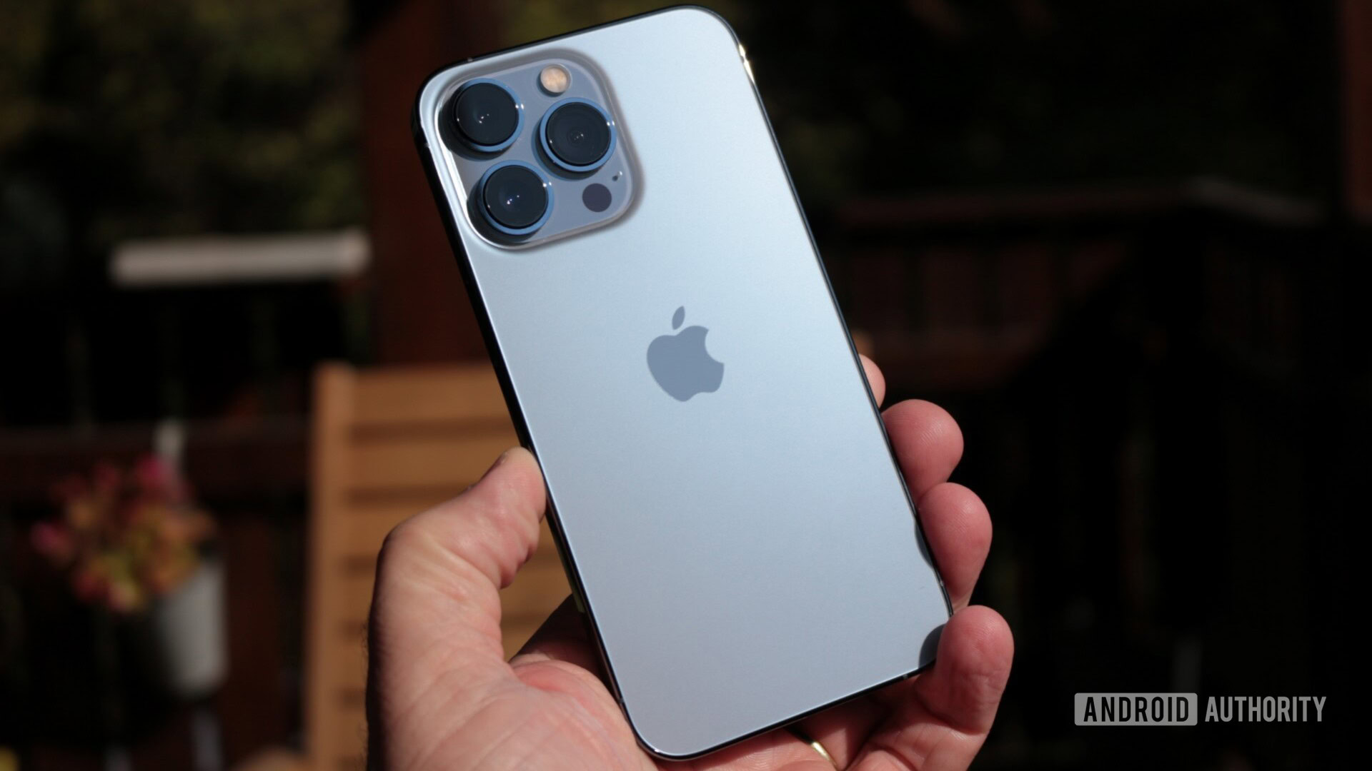 iPhone 13 Pro rear sun glint - Phones with Night Mode