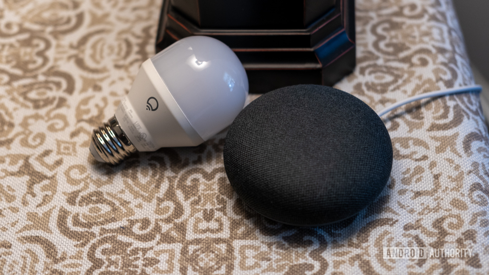 Google nest mini and smart bulb Cyber Monday deals