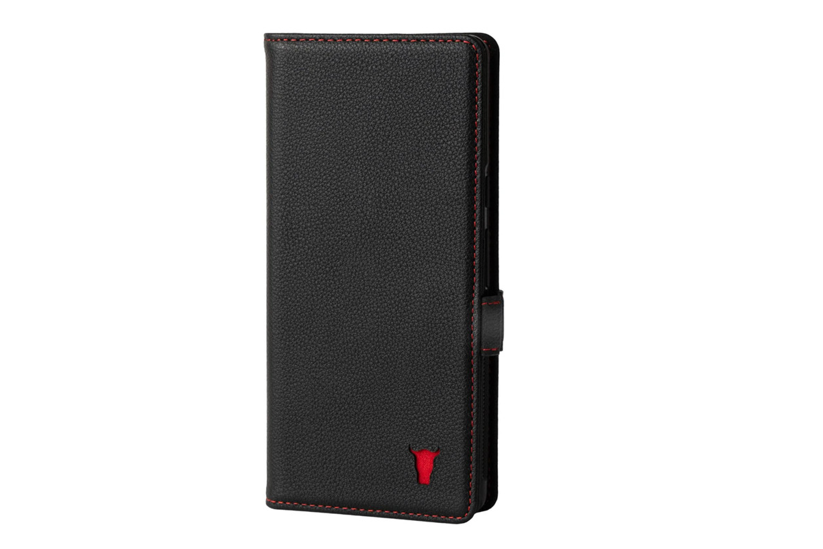 torro genuine leather wallet case with three card slots