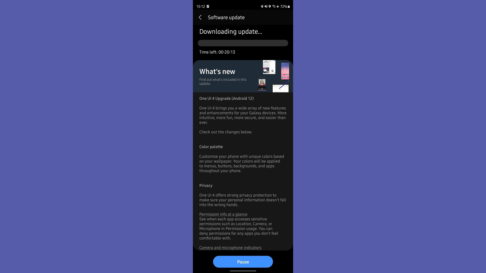 samsung galaxy z fold 3 one ui 4 beta update android 12