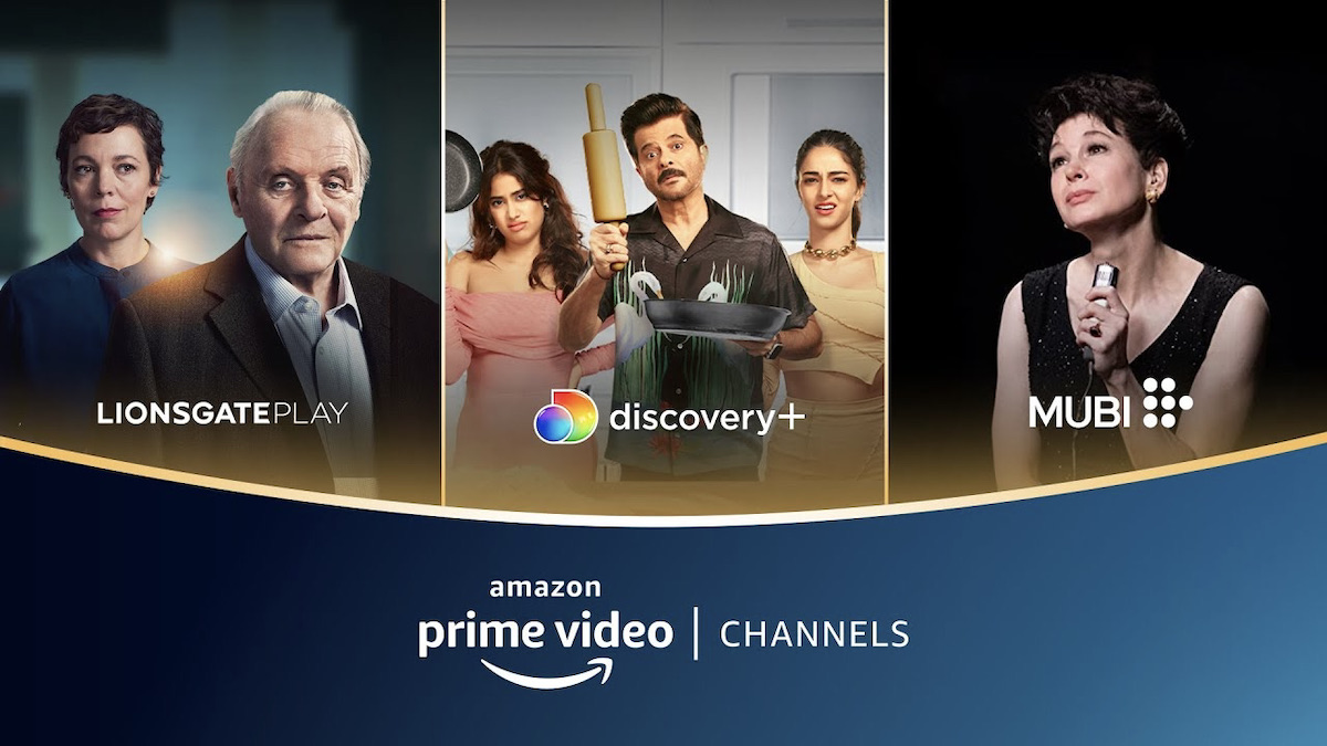 Lionsgate Play, Discovery Plus, and Mubi in Amazon Prime Video Channels