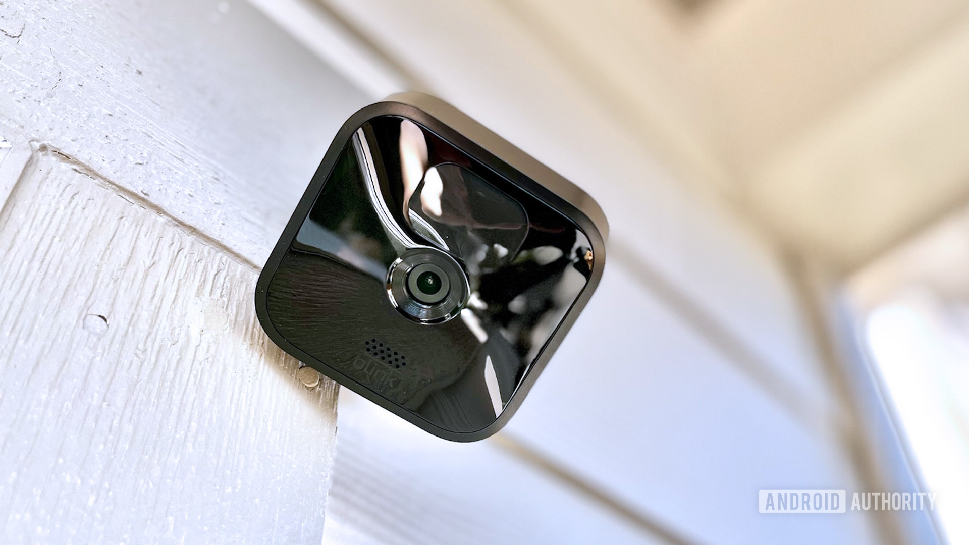 The Blink Outdoor camera from below