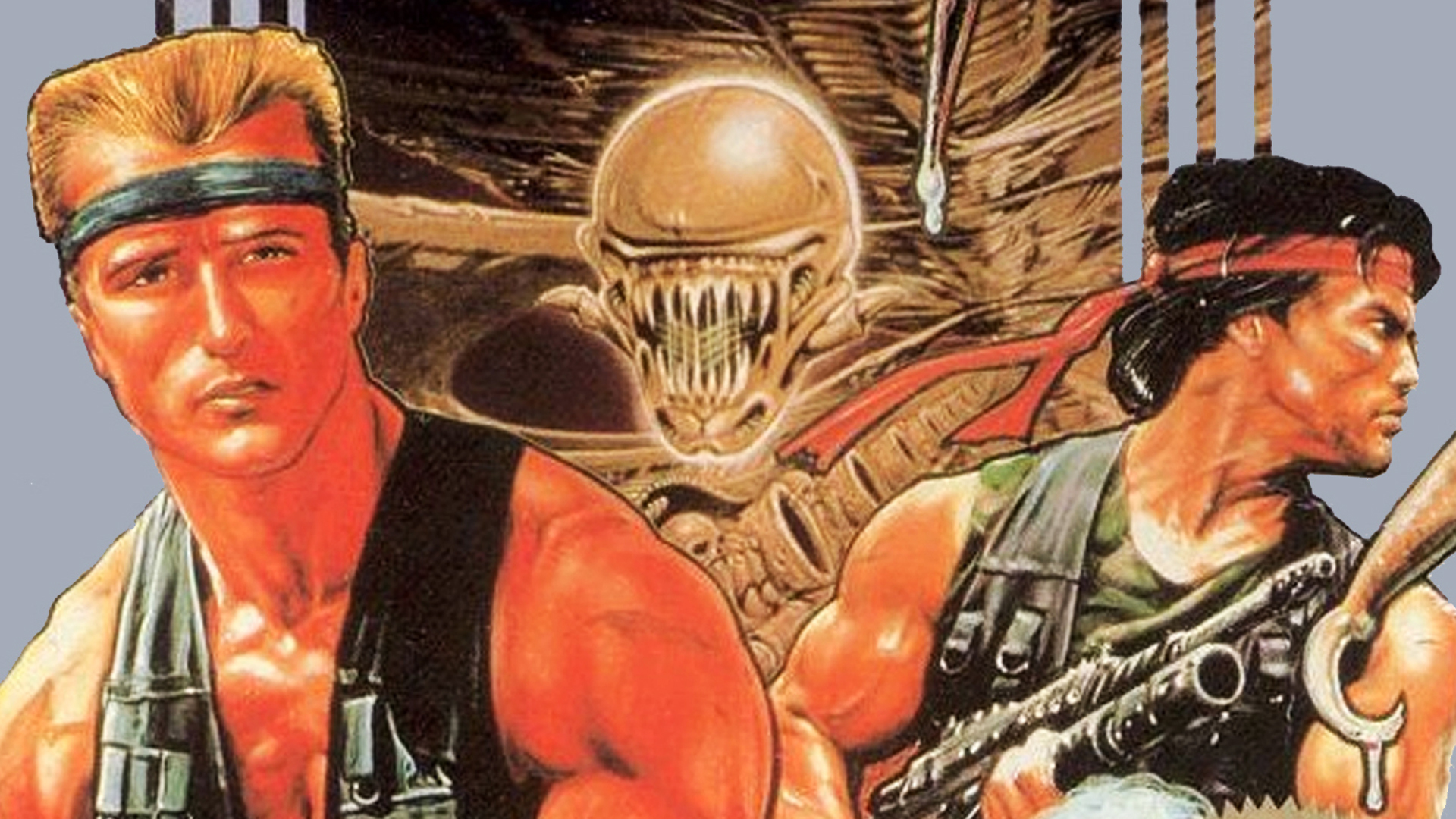 The box art for Contra on the NES