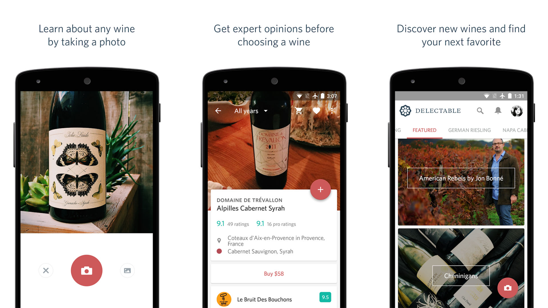 Delectable Wine screenshot 2021