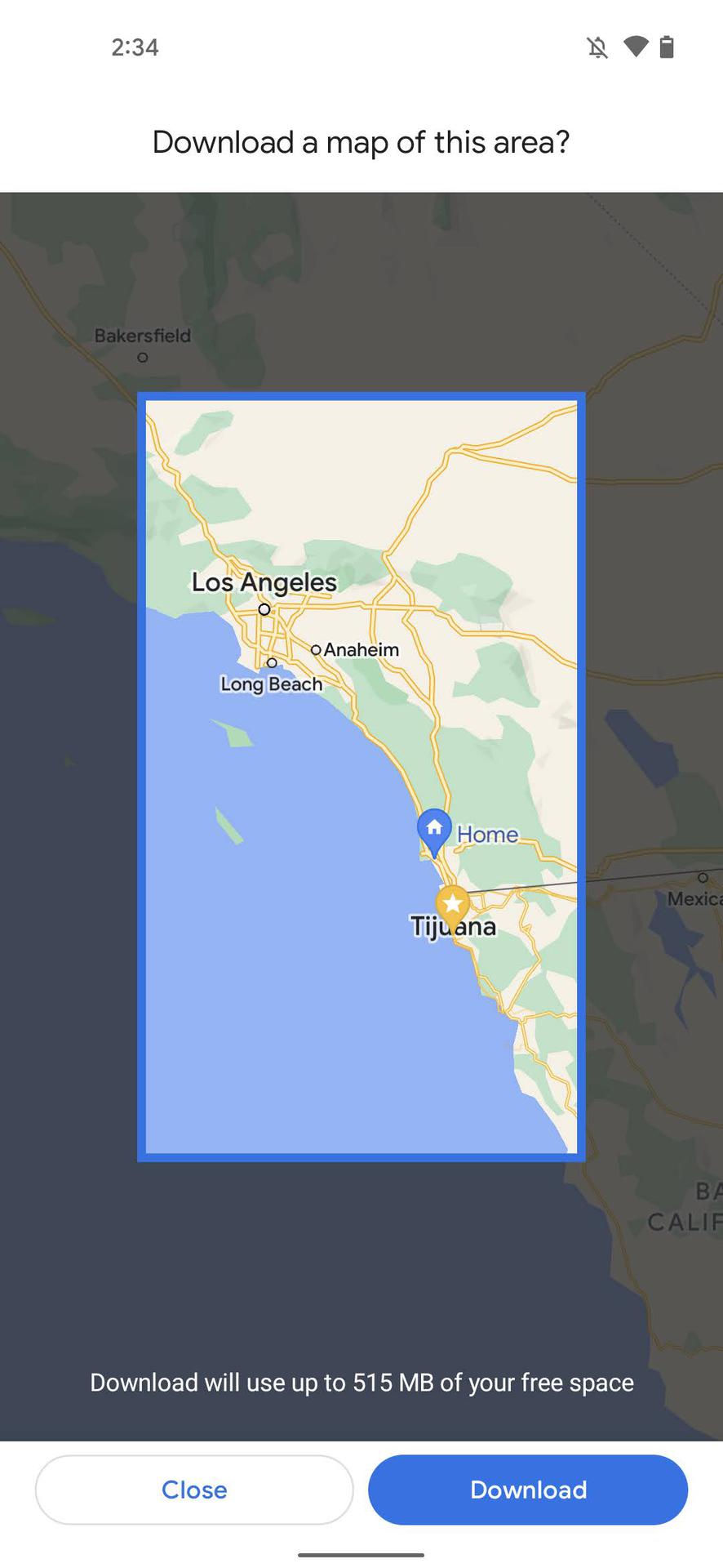 Donwload offline maps on Google Maps 4