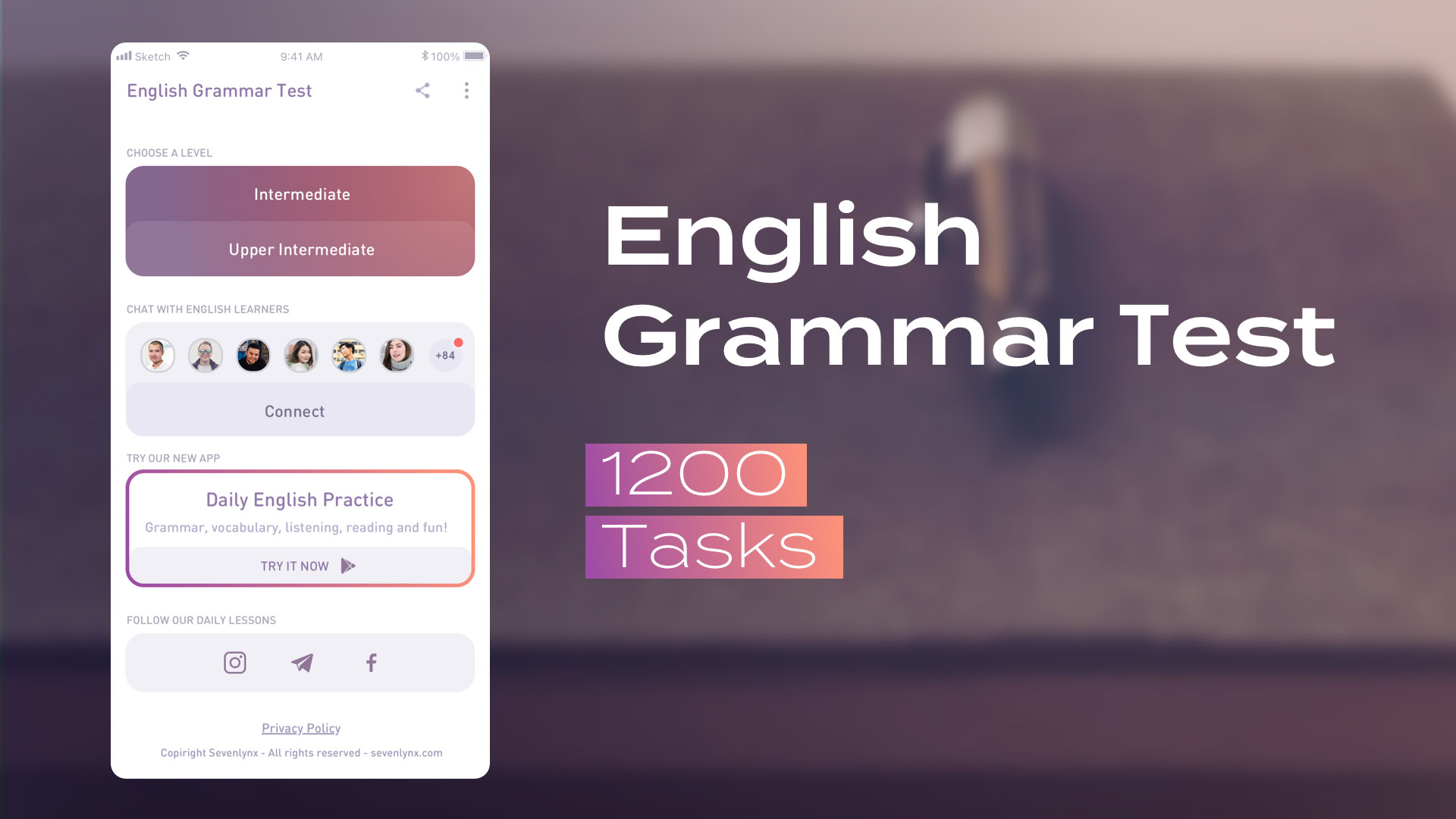 English Grammar Test screenshot 2022