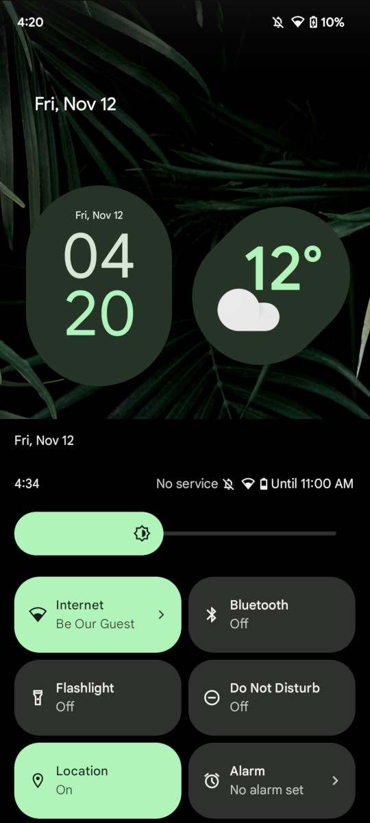 Google Material You Green Theme