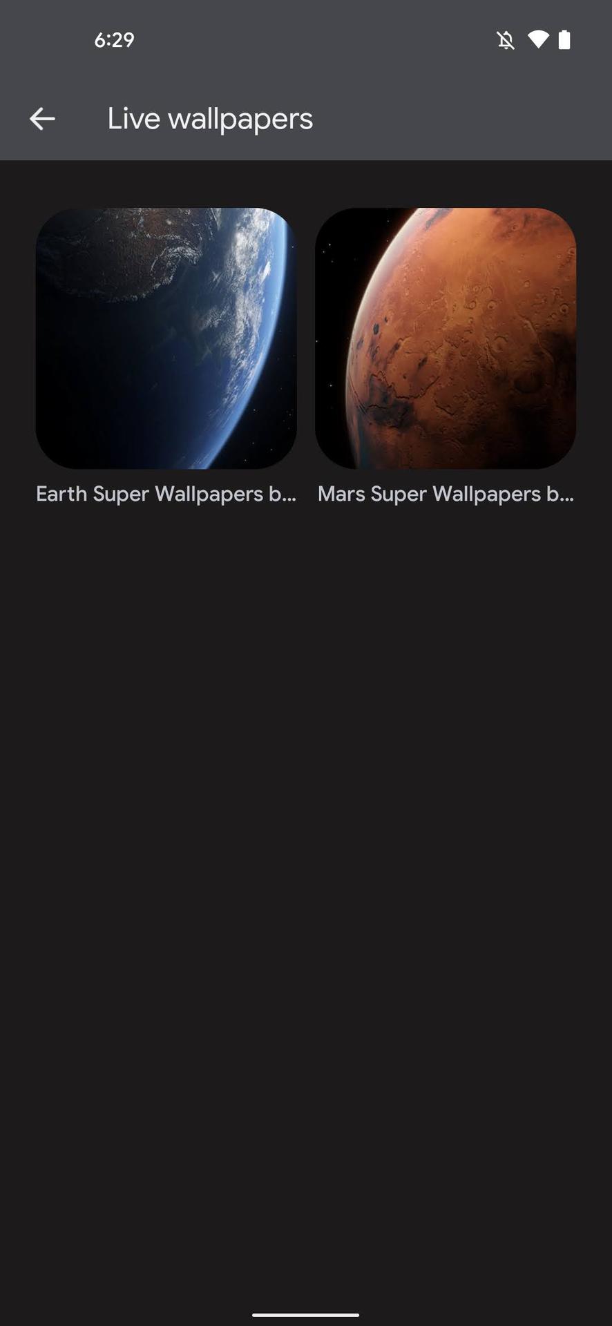 Download MIUI 12 Stock Live and Super Wallpapers Earth and Mars