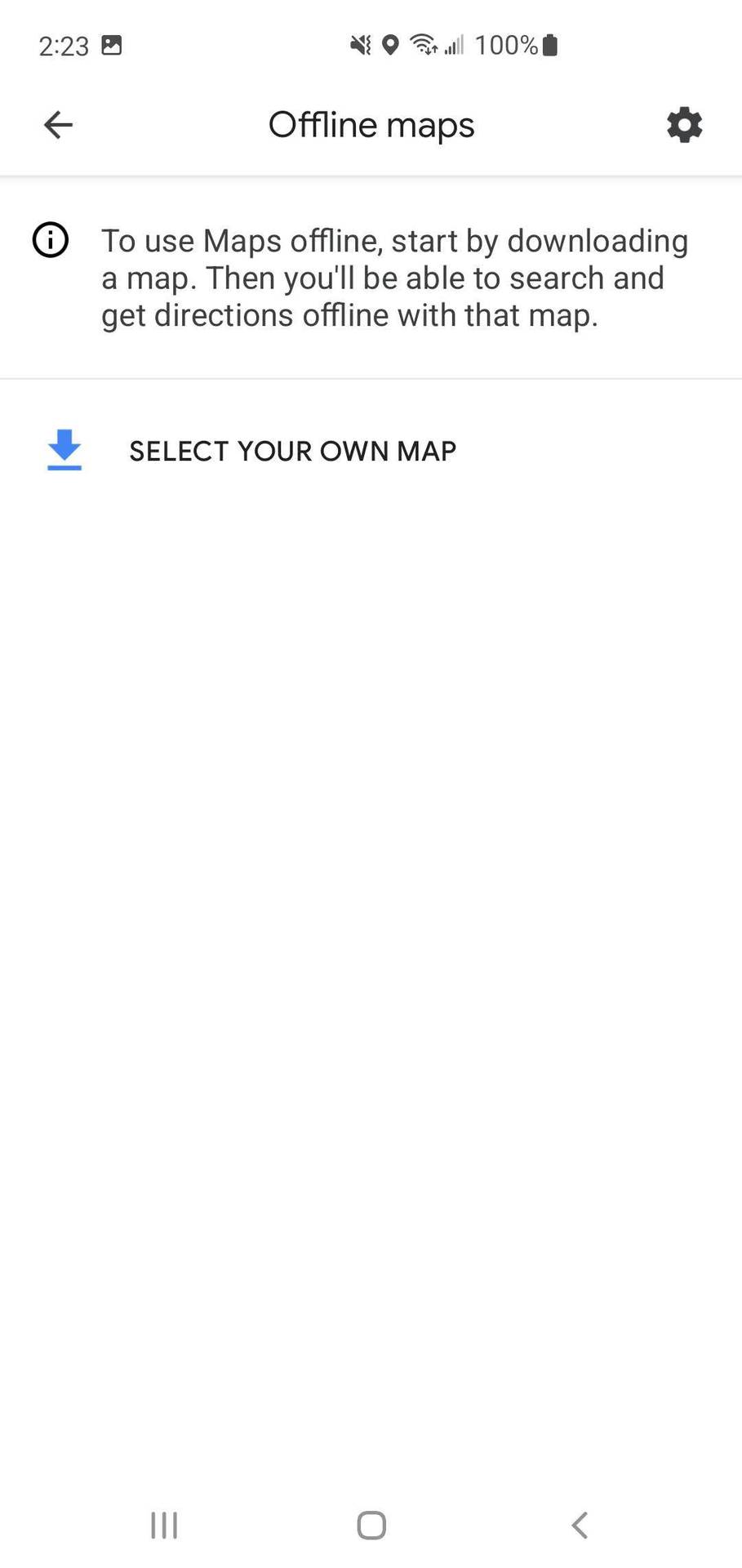 How to switch Google Maps Offline to SD card 2