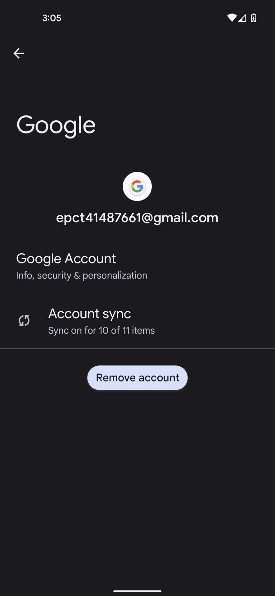 Remove Google Account on Play Store 5