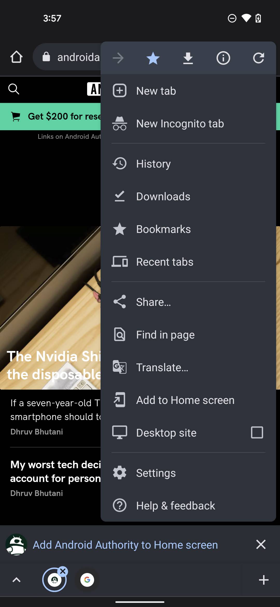Request Desktop Site on Chrome for Android 1