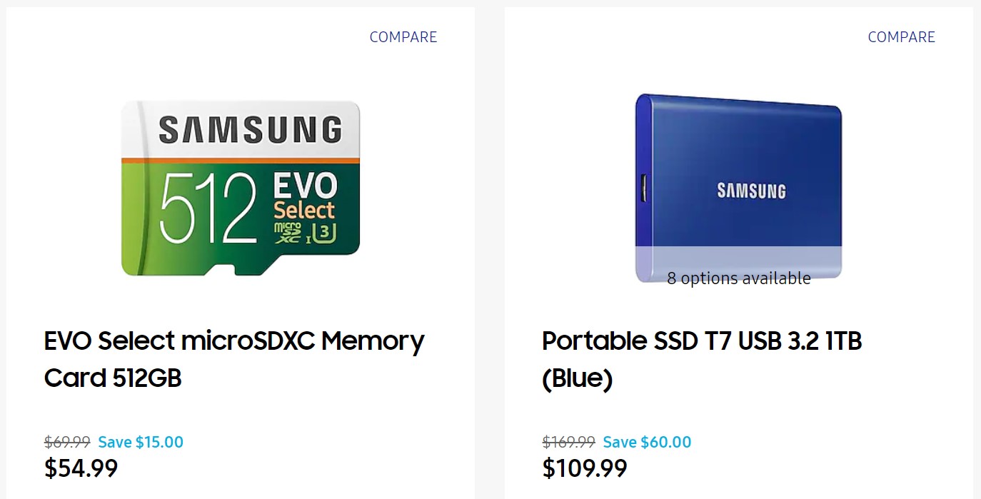 Samsung Storage Device Deals