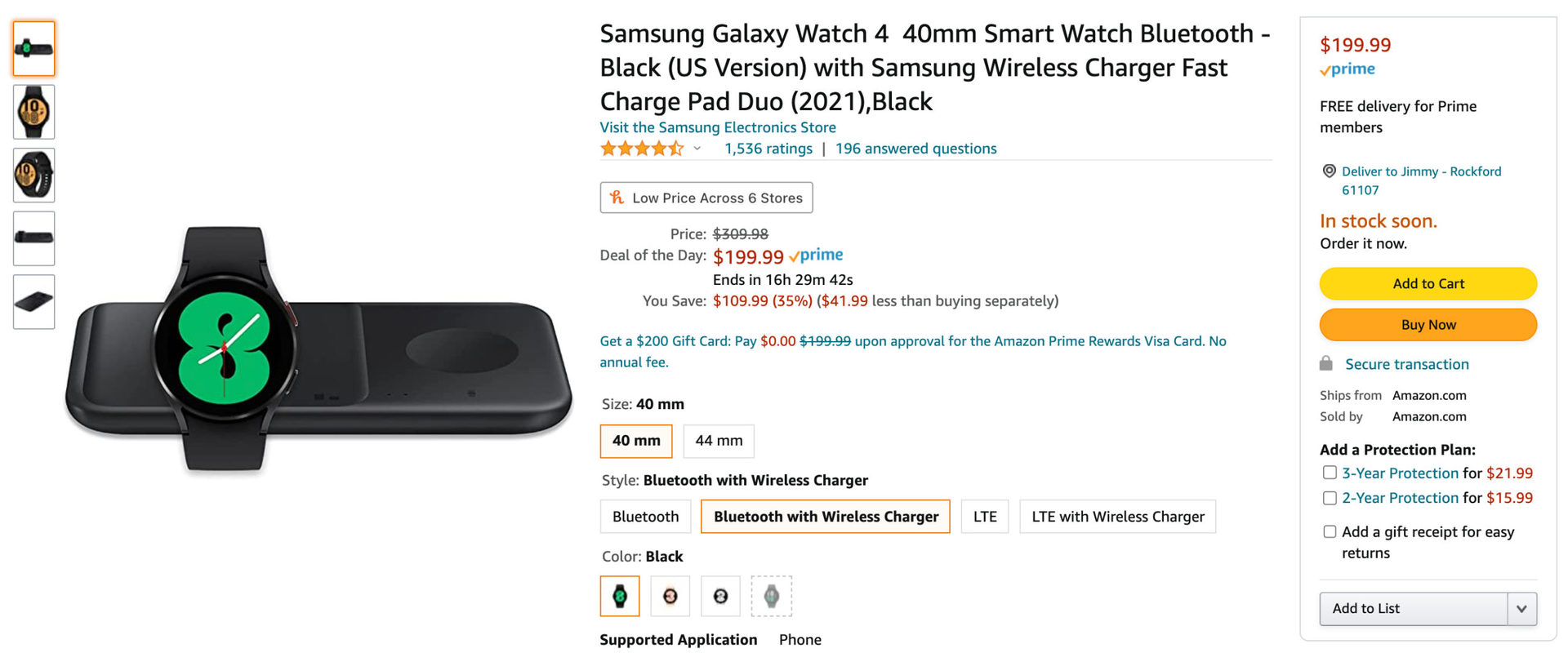 Samsung galaxy watch 4 and wireless charger duo cyber monday deal.jpg
