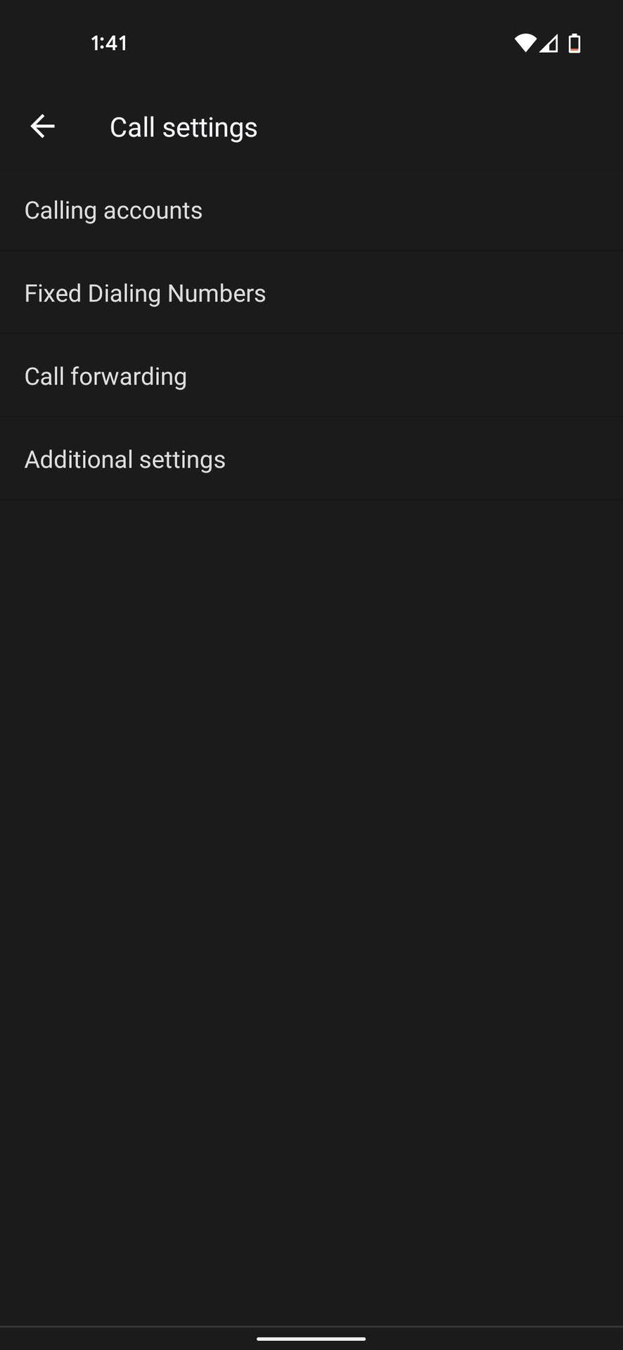 Set up call forwarding in Android settings 3