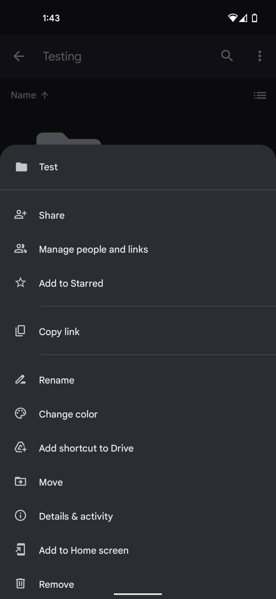 Share Google Drive link on Android 2