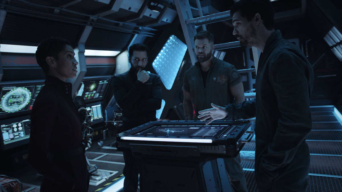 The crew of the Rocinante in The Expanse season 6 on Amazon Prime Video