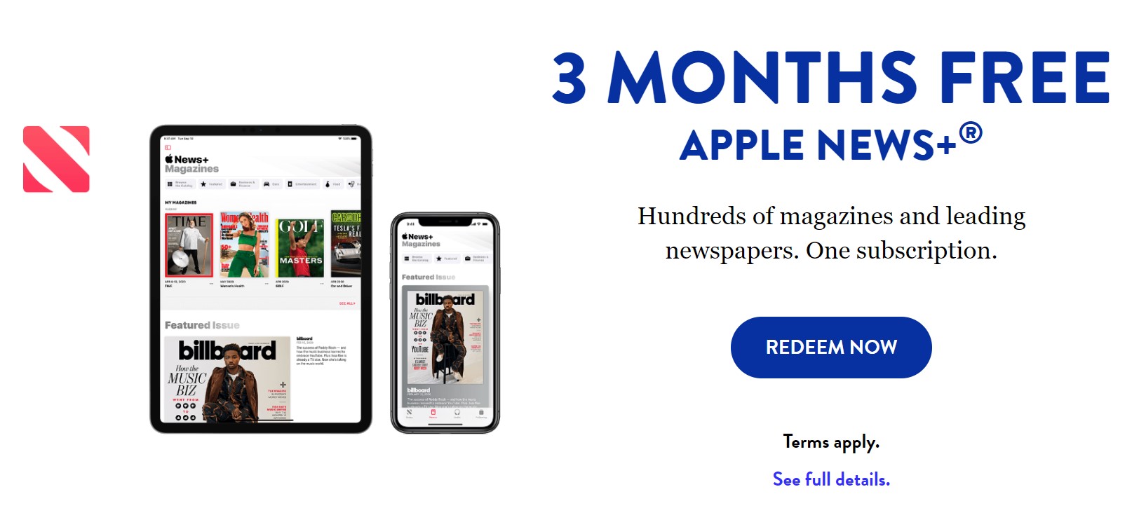 Three Months Apple News Plus Free US Cellular