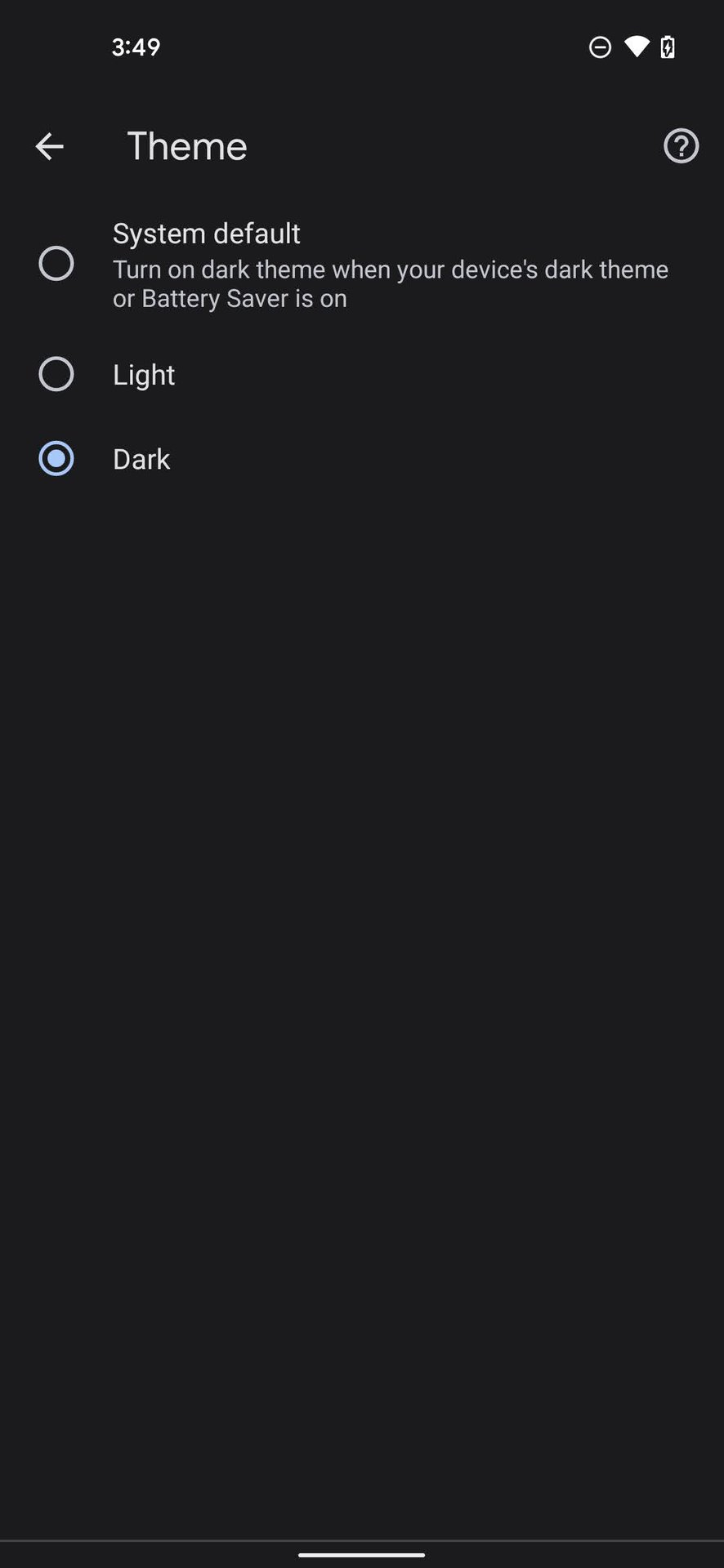 Turn on Dark mode on Chrome for Android 3