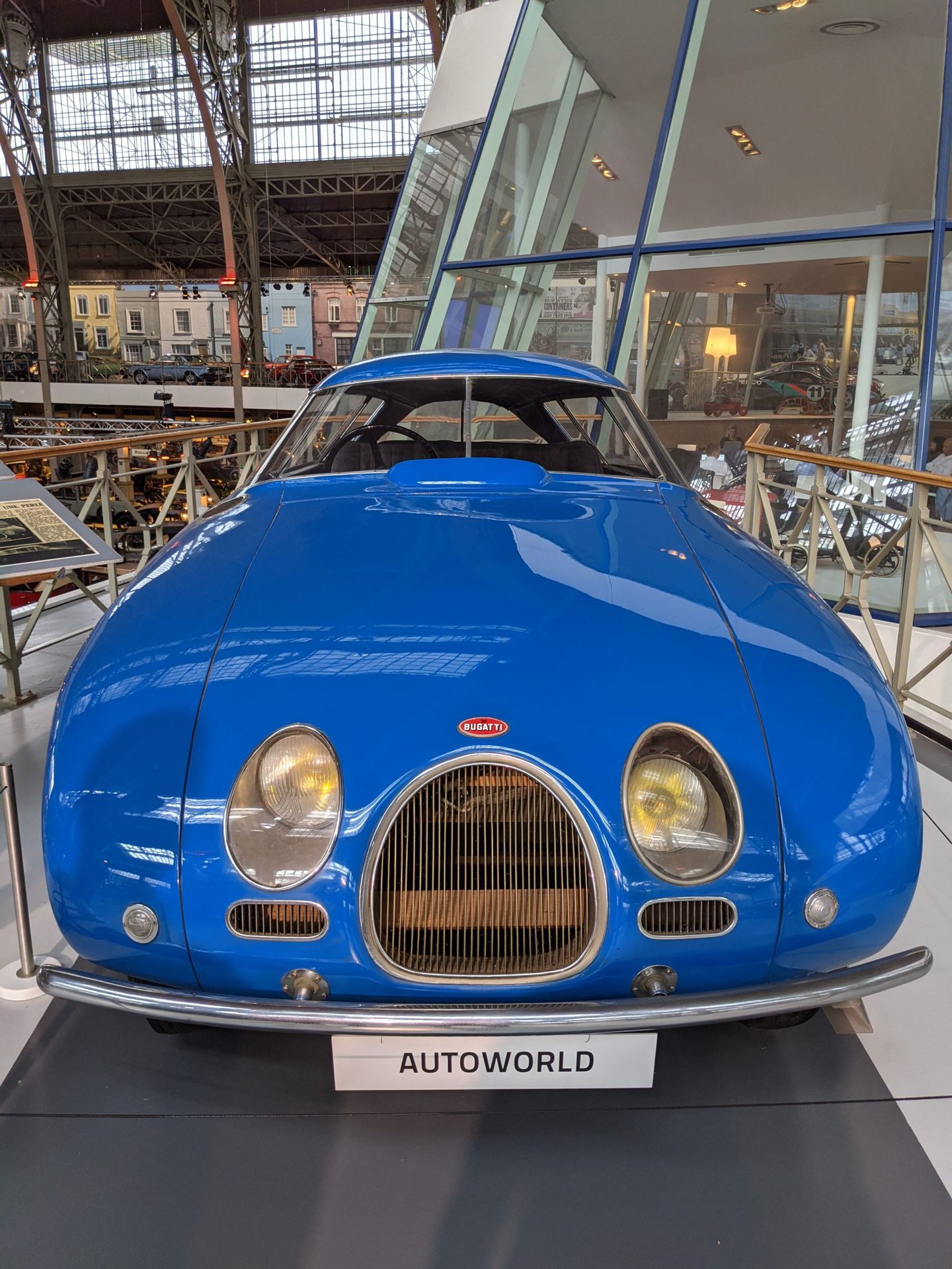 Blue Bugatti