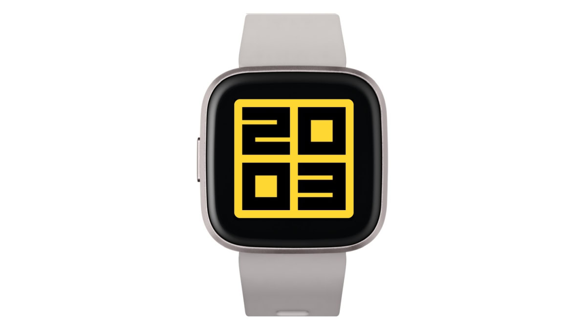 cube fitbit clock face 1