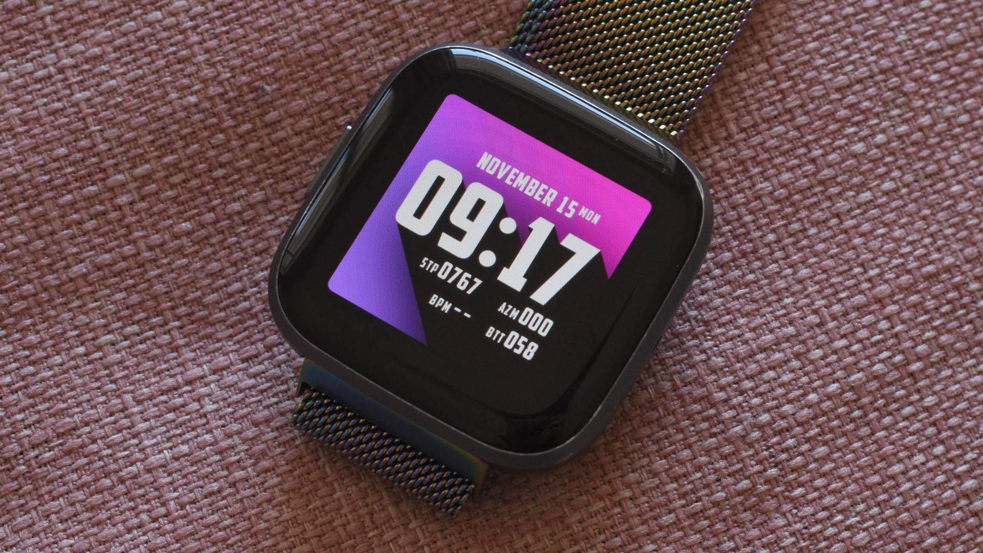 fitbit clock face versa 2 2