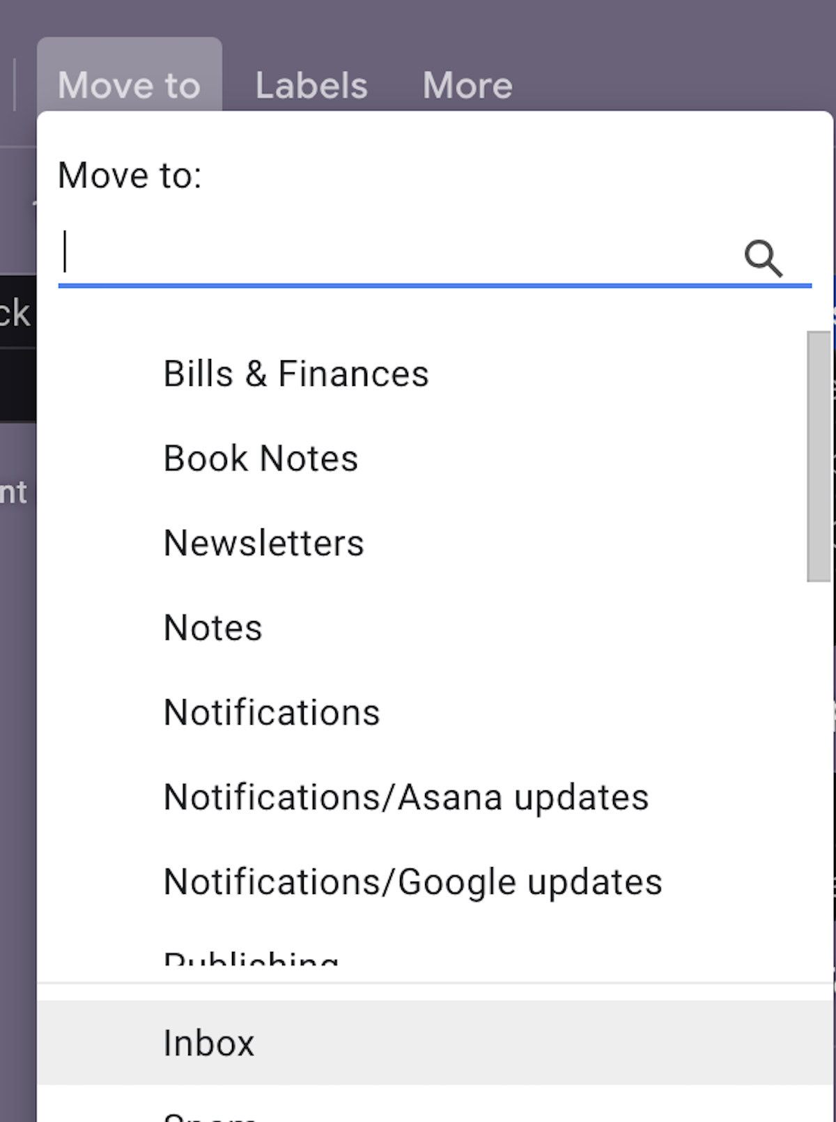 gmail desktop move to