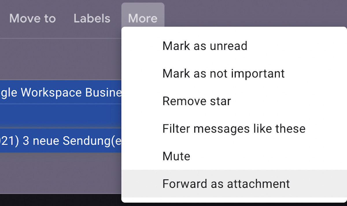 gmail forward as attachment