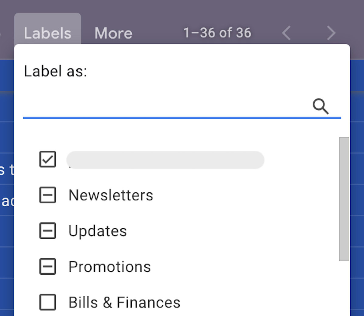 gmail labels