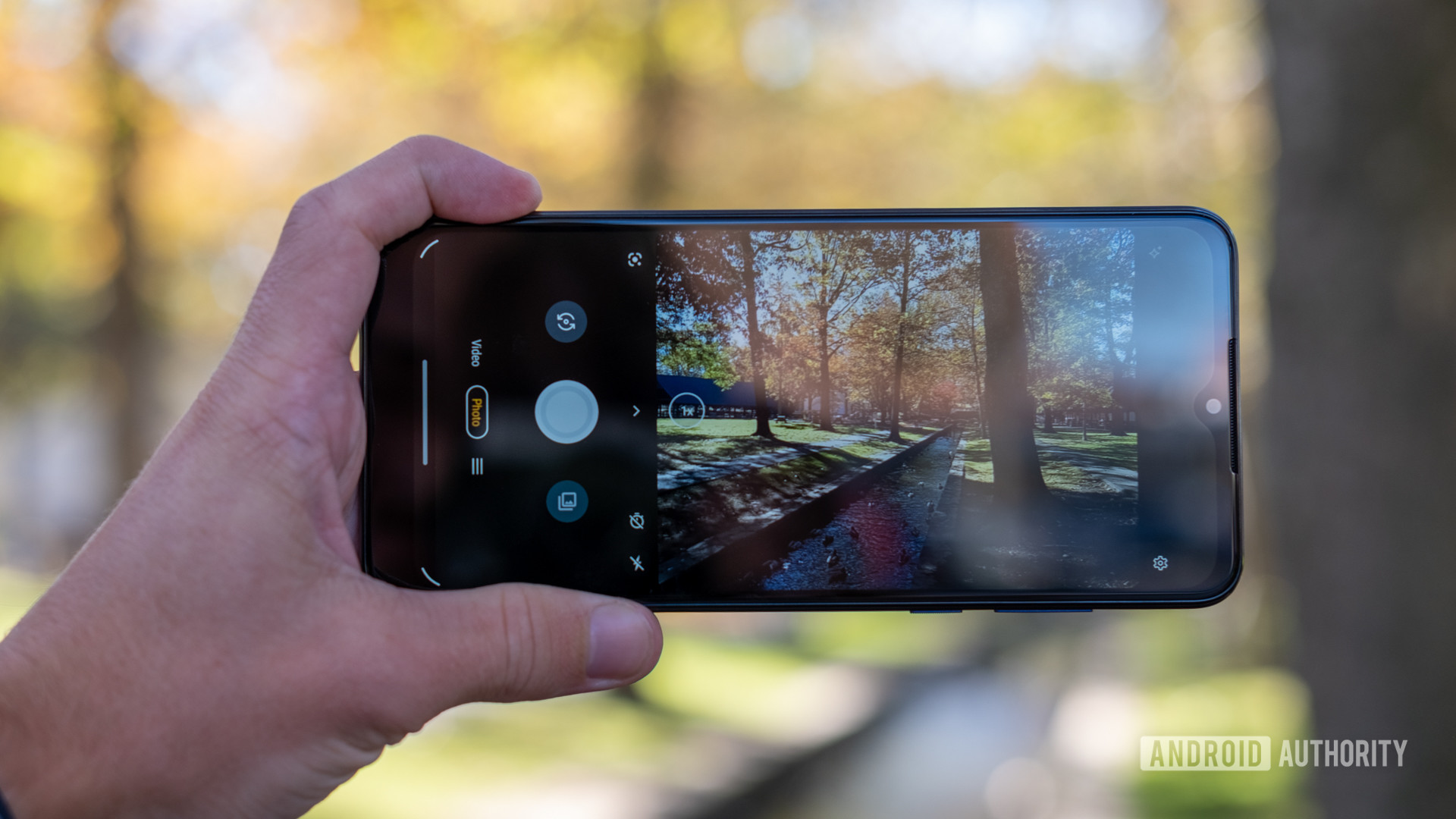 The Moto G Pure camera app