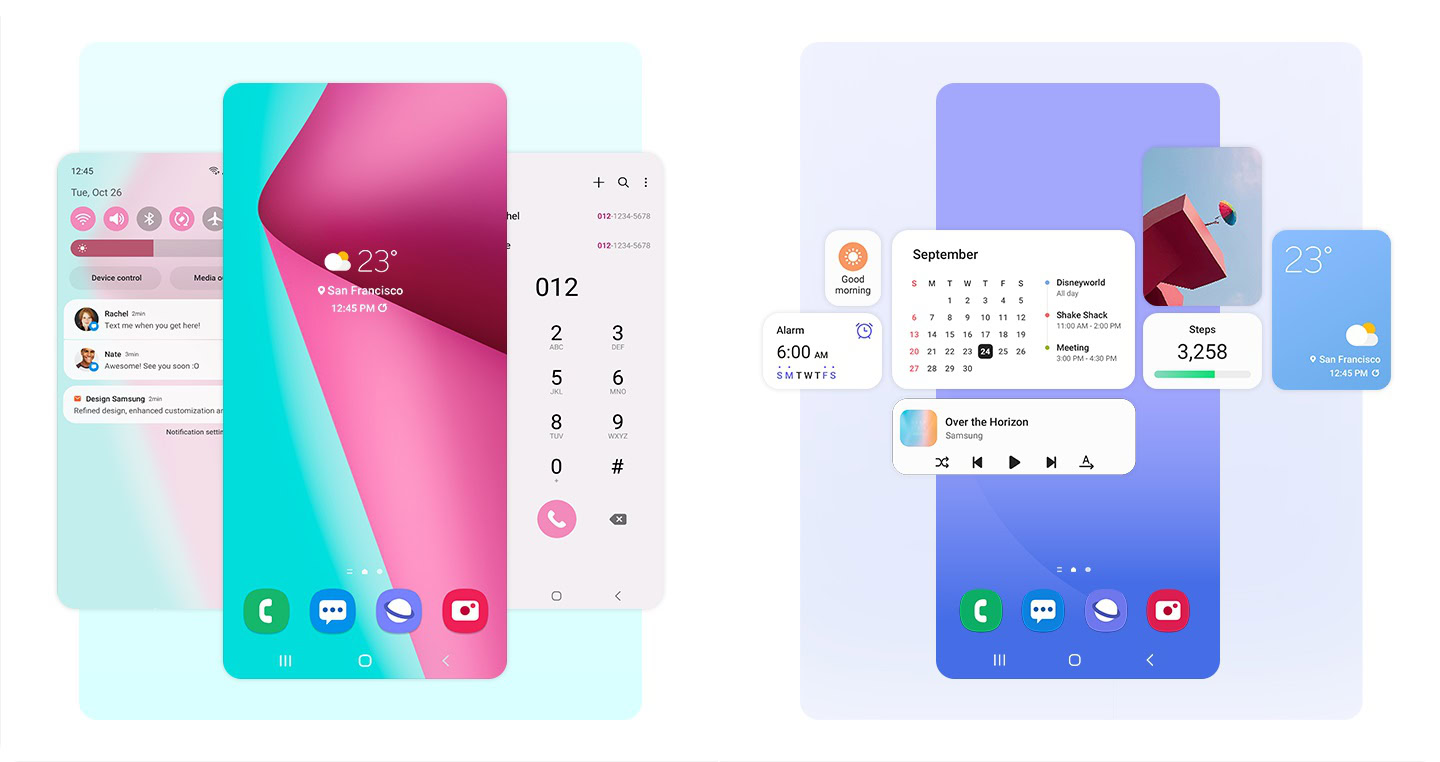 samsung one ui 4 android 12 update customizations